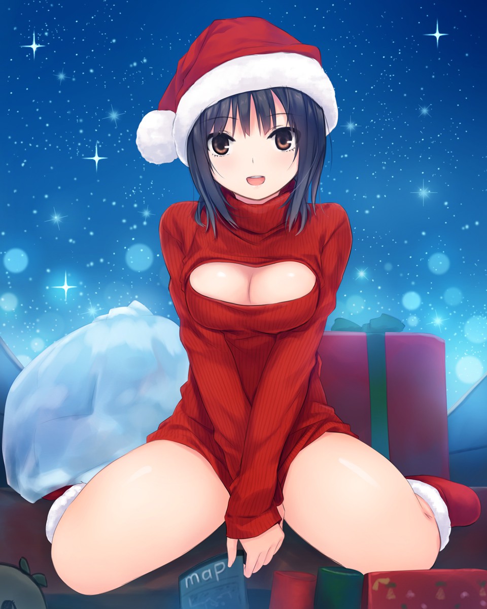 【二次】サンタ服の女の子 クリスマス総合【画像】